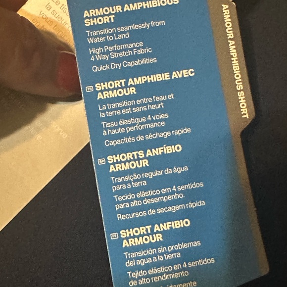 Under Armour Boy’s UA Standard Amphibian Performance Shorts NWT - Picture 2 of 12